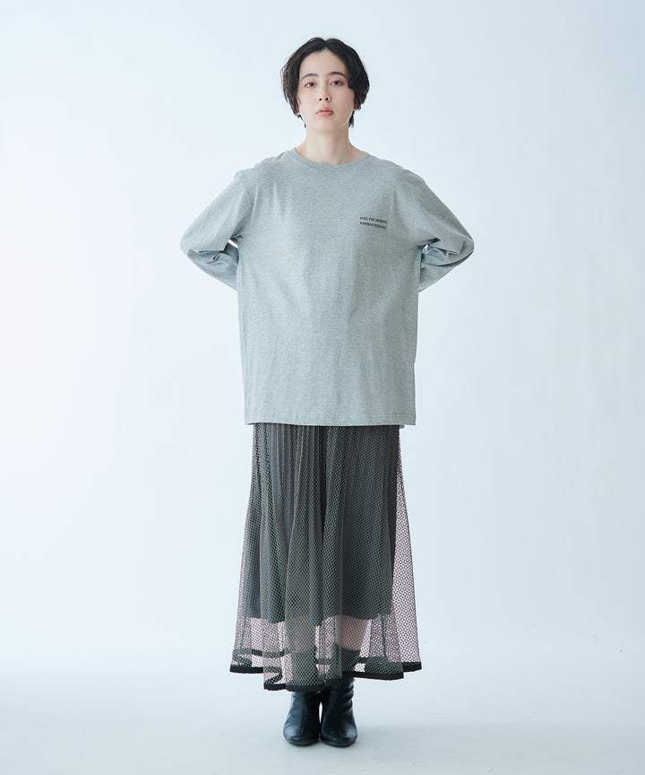ロゴプリントロングスリーブTシャツ
