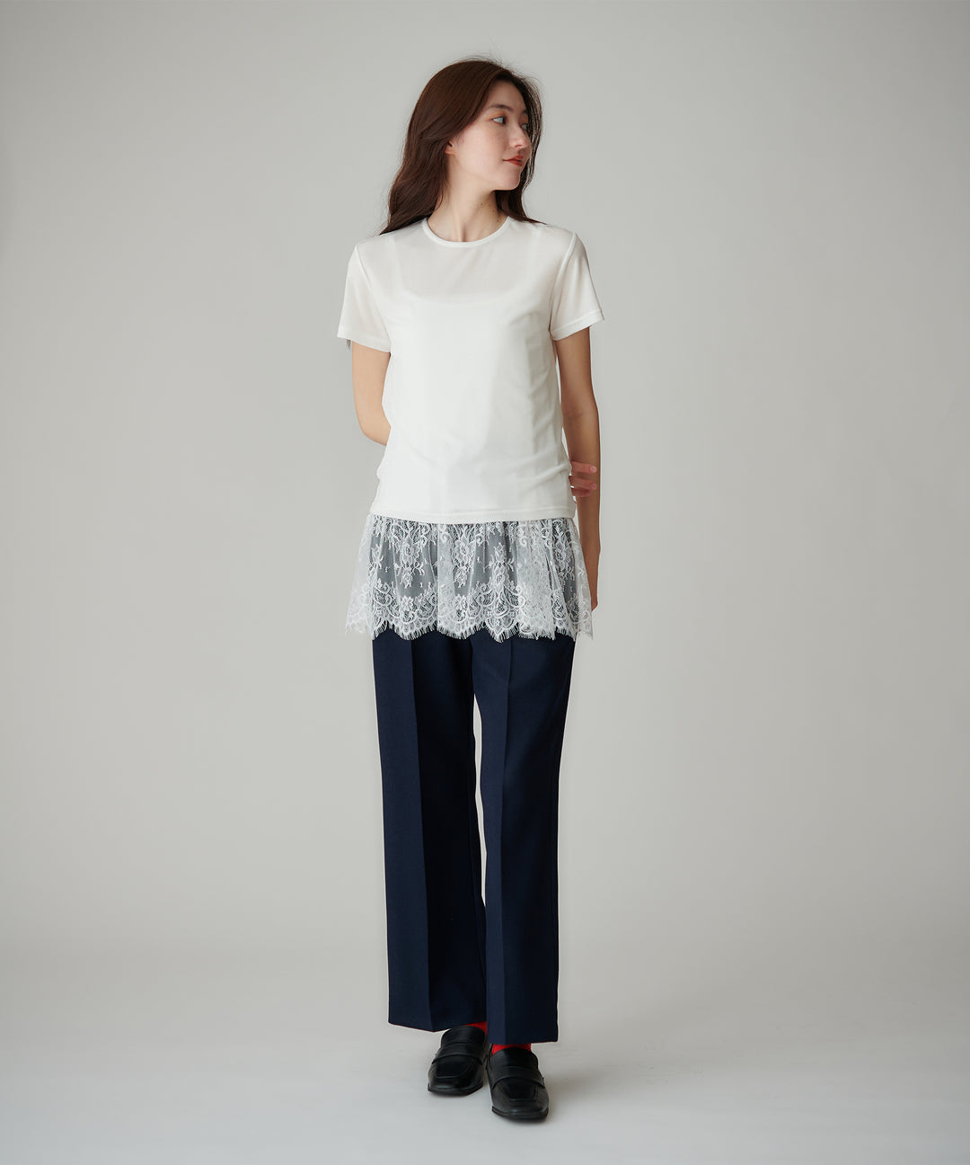 シアーフライスハーフスリーブTシャツ