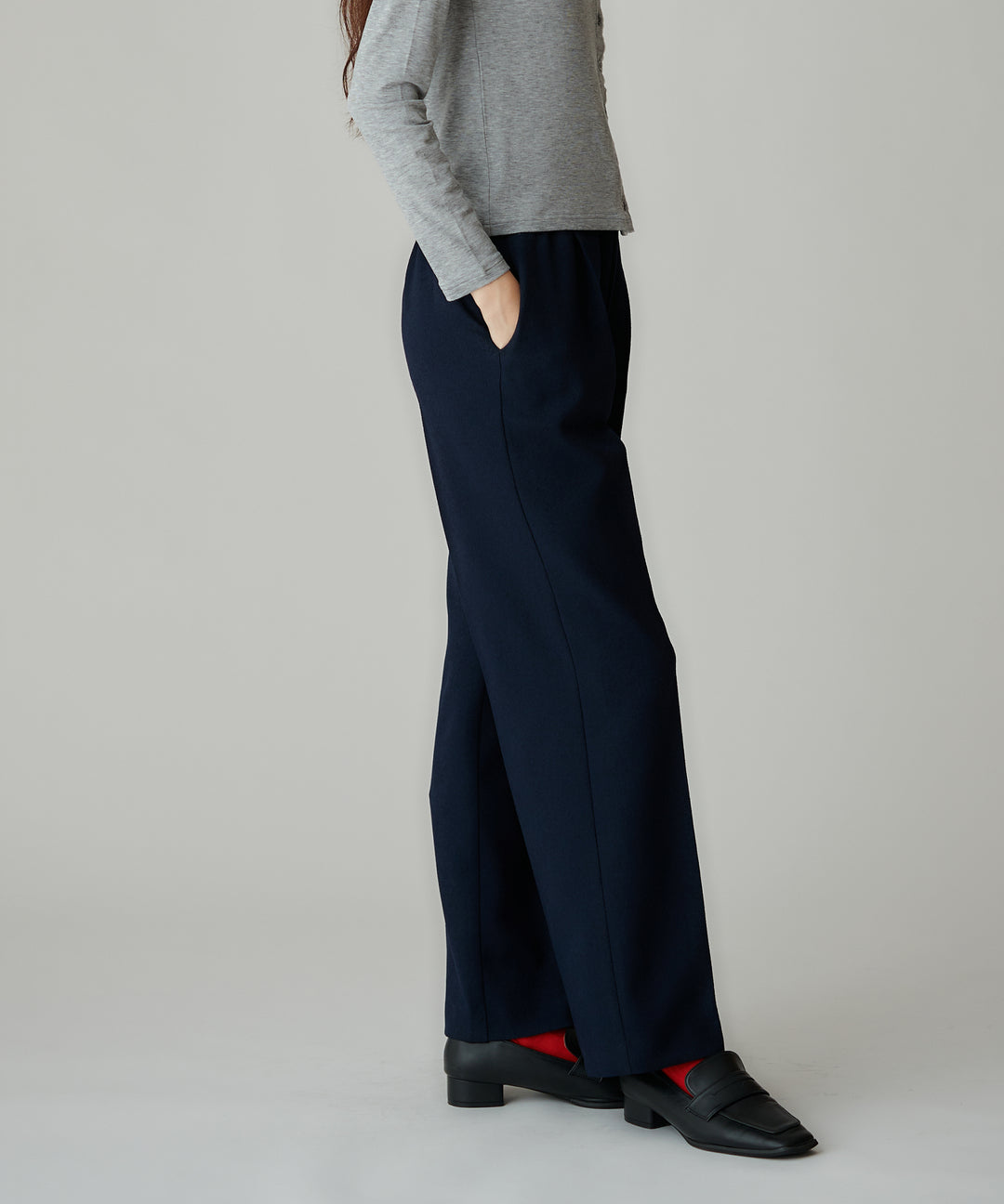 ワンタックセンタープレスパンツ