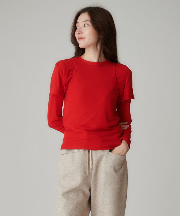 170cm / 38 / レッド