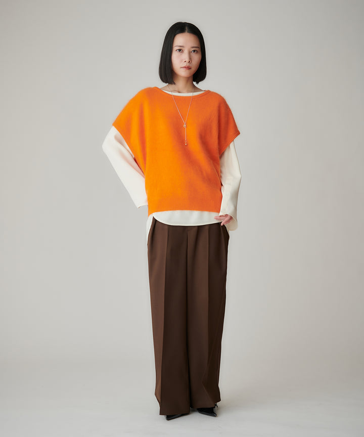 ウールカシミヤニットベスト