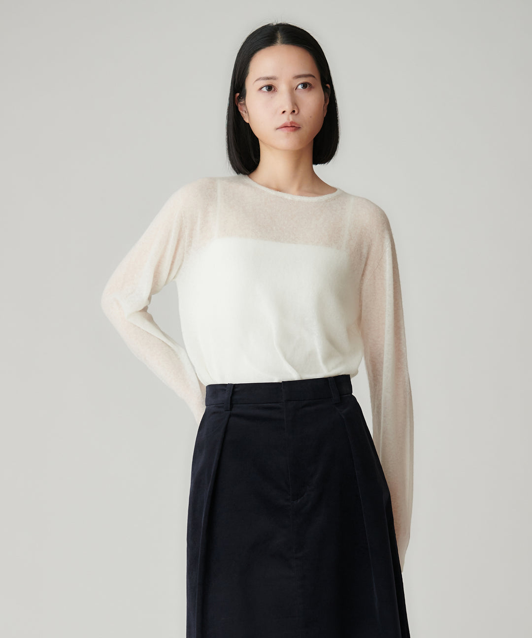 165cm / 38 / オフホワイト