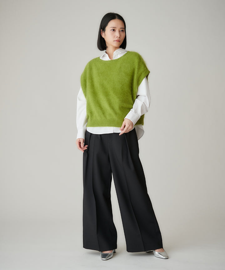 ウールカシミヤニットベスト