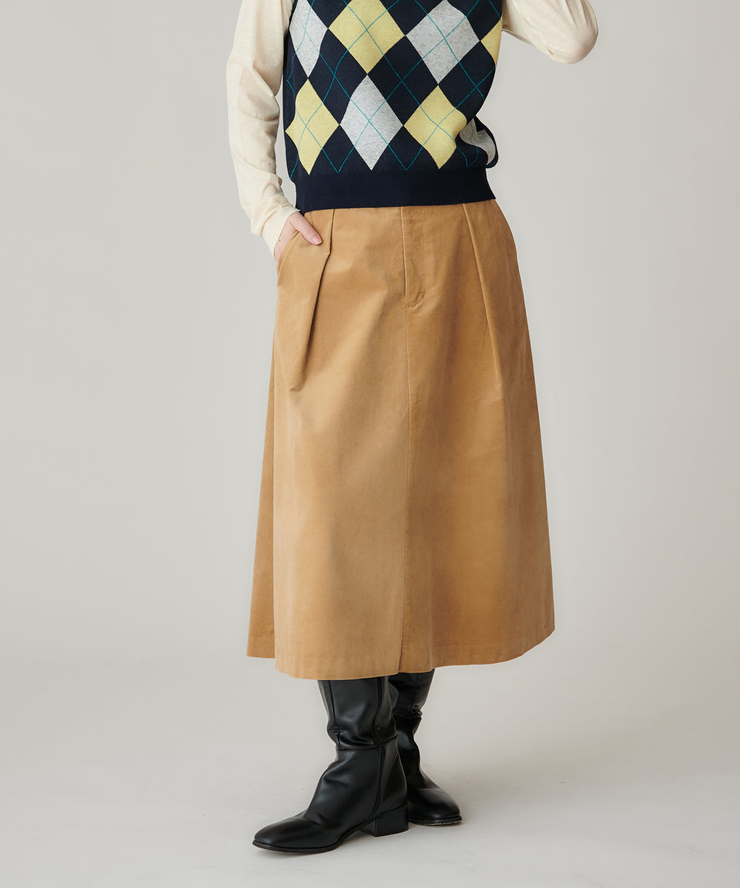 165cm / 38 / ベージュ