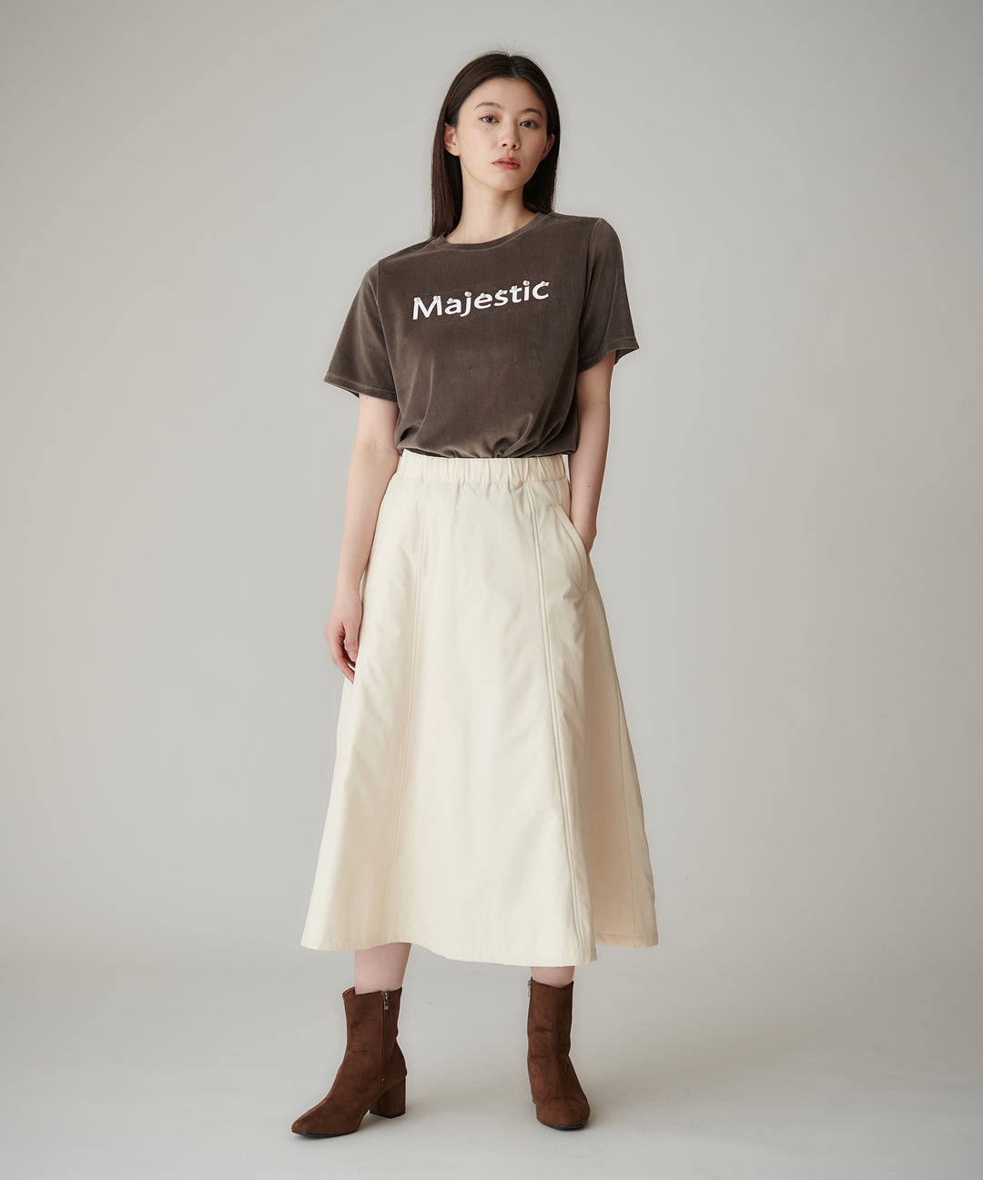 パールロゴベロアTシャツ
