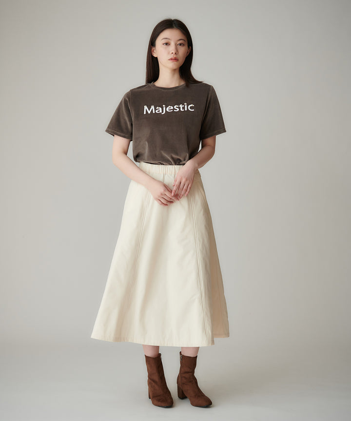 パールロゴベロアTシャツ