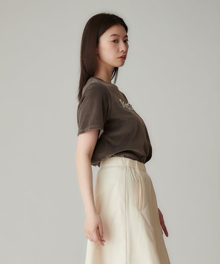 パールロゴベロアTシャツ