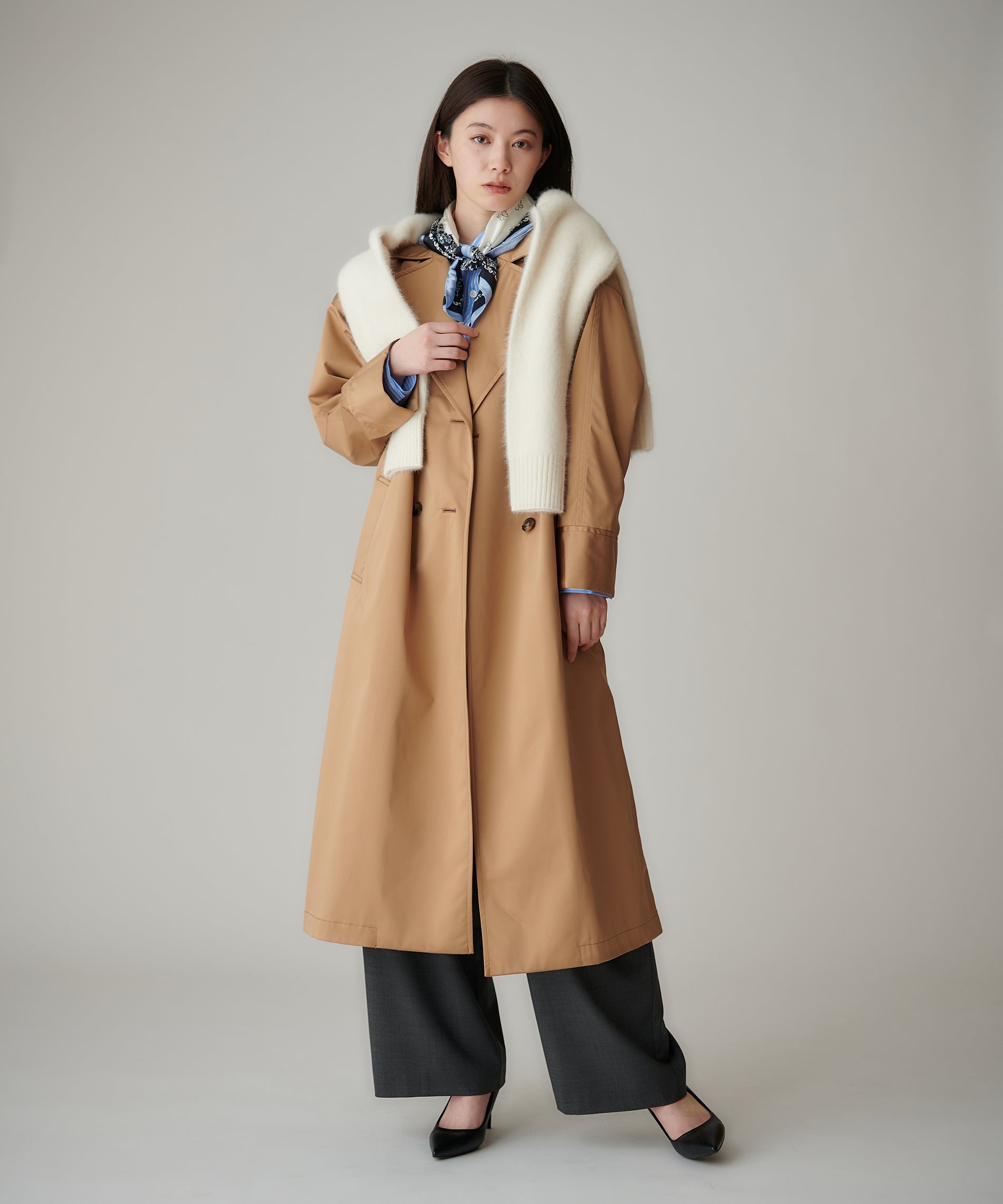 フォックスウールクルーネックカーディガン – FACE SANS FARD