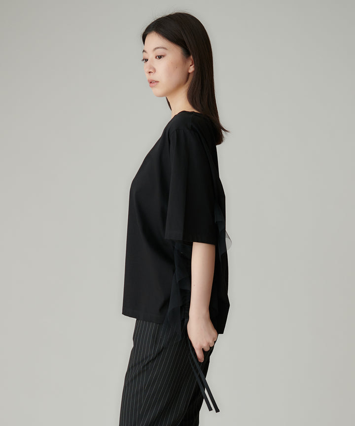 チュールフリルドッキングTシャツ