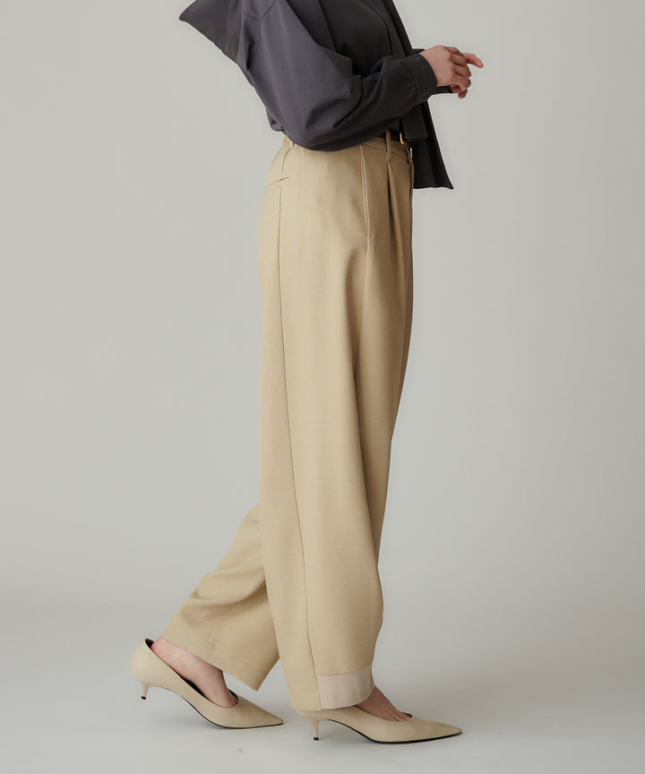 シャークツイードバレルパンツ