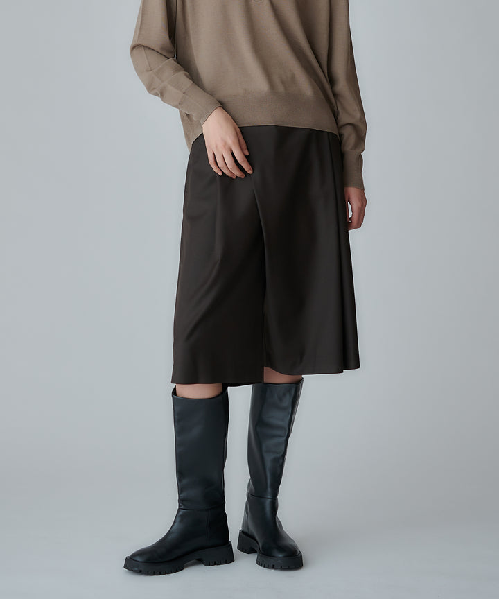 アシンメトリーラップハーフパンツ