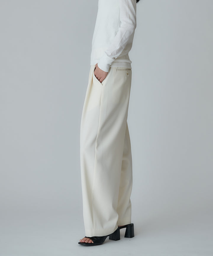 2WAYストレッチ バレルシルエットパンツ