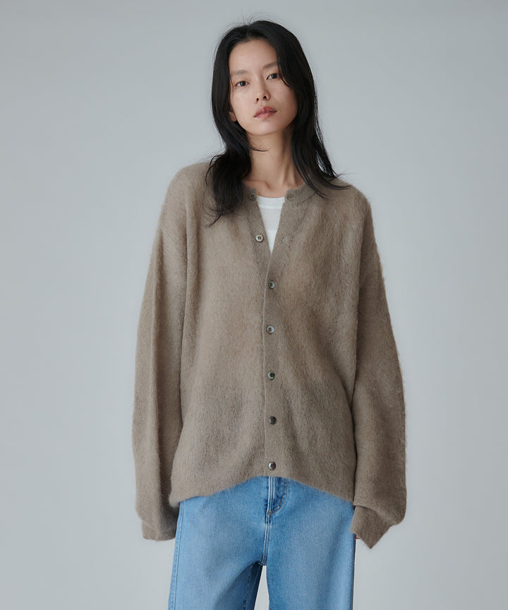 スーパーキッドモヘヤ カーディガン