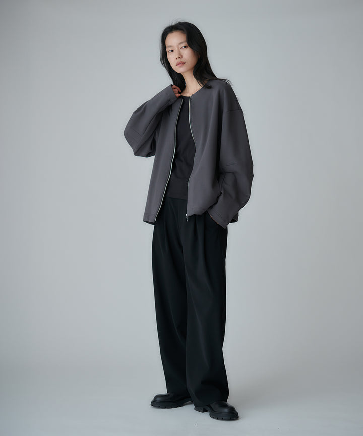 2WAYストレッチ バレルシルエットパンツ