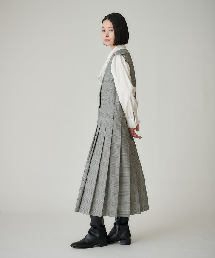 アシンメトリーデザインワンピース