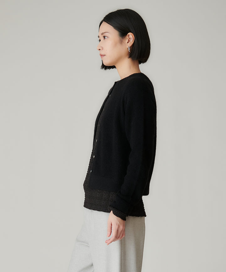 キッドモヘアクロップドカーディガン