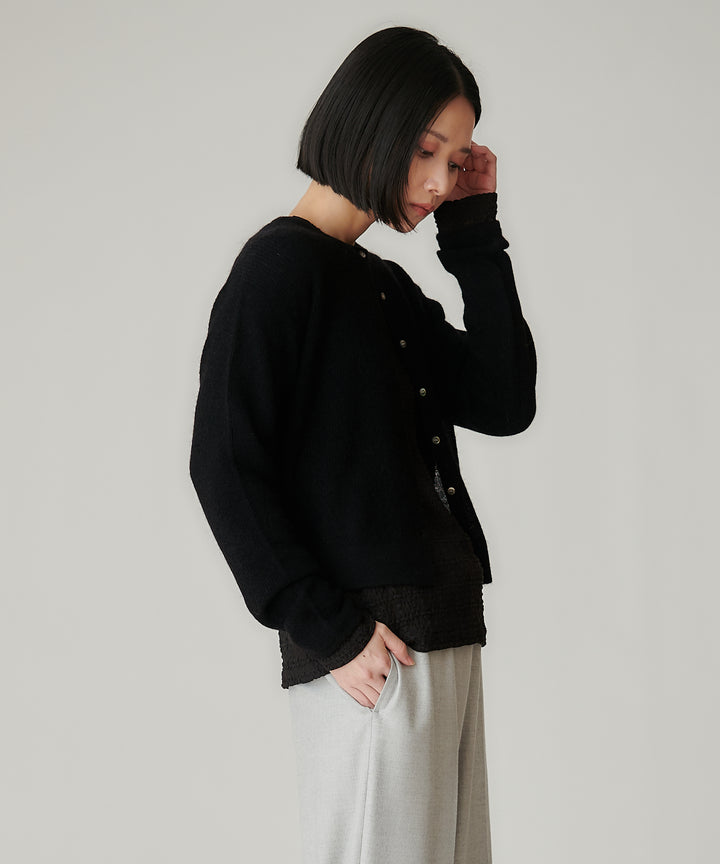 キッドモヘアクロップドカーディガン
