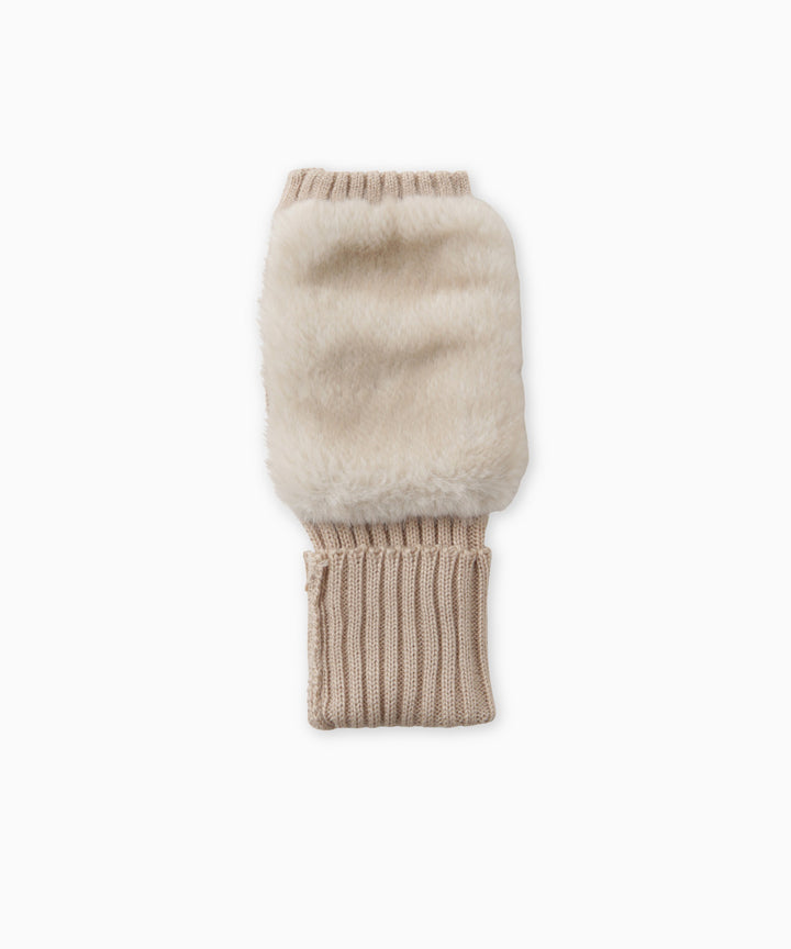 ミンク調ファーグローブ