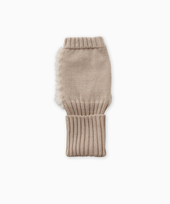 ミンク調ファーグローブ