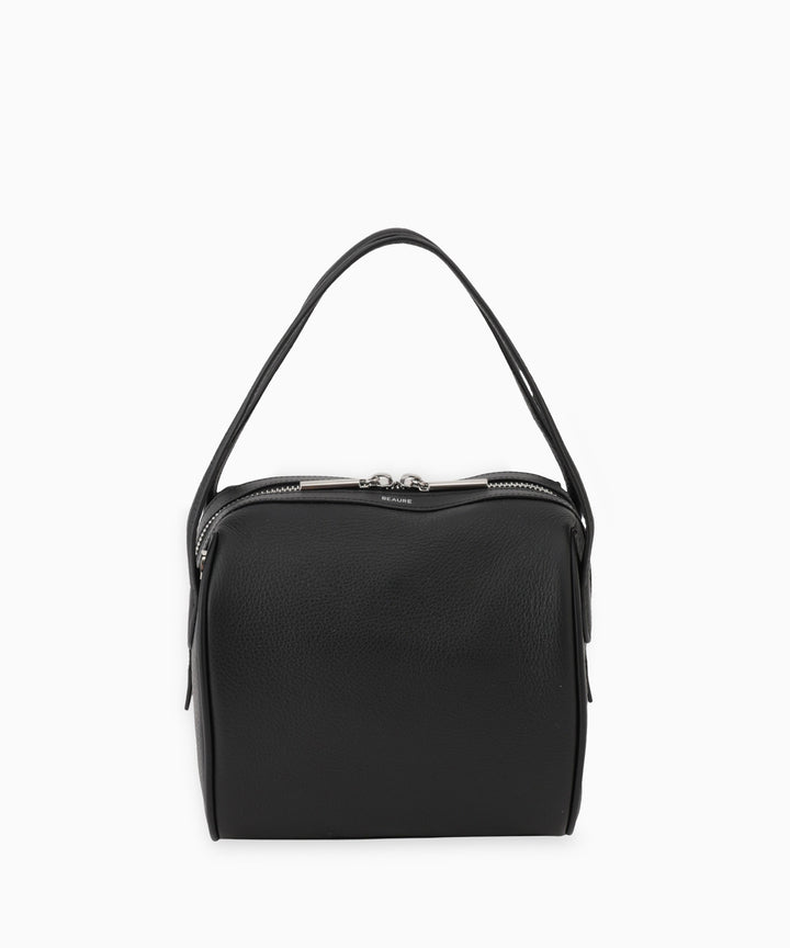 レザーボストンショルダーバッグ