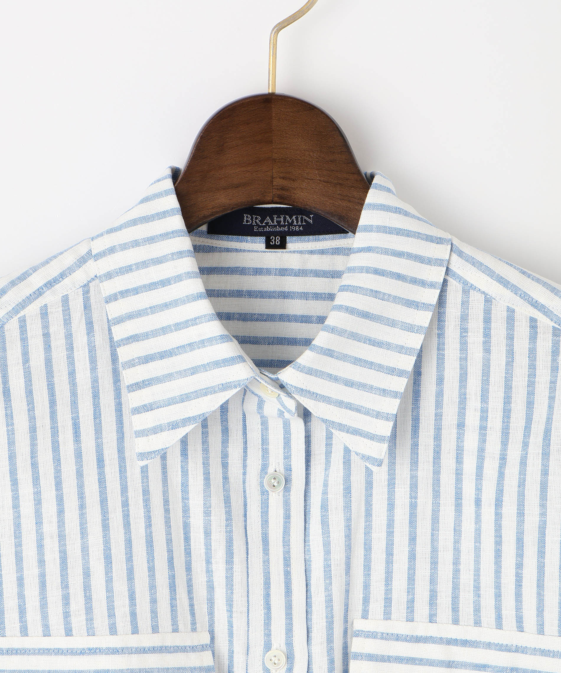 リネンストライプシャツ – FACE SANS FARD