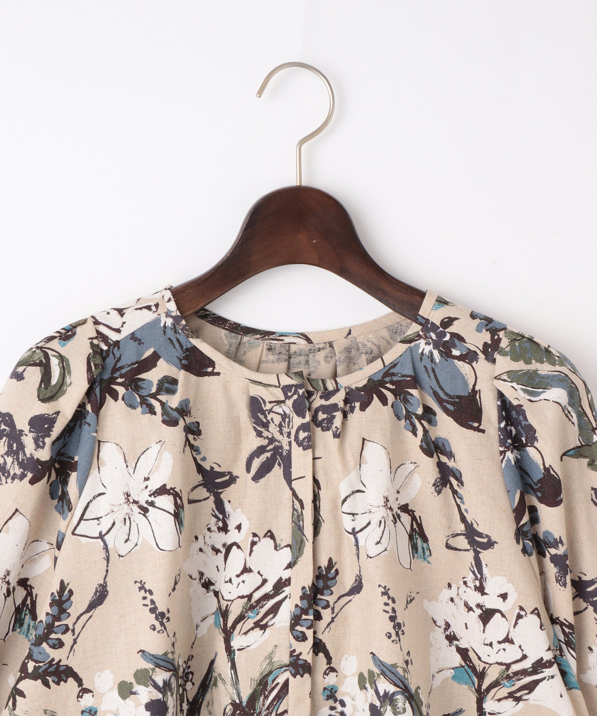 花柄プリントブラウス – FACE SANS FARD