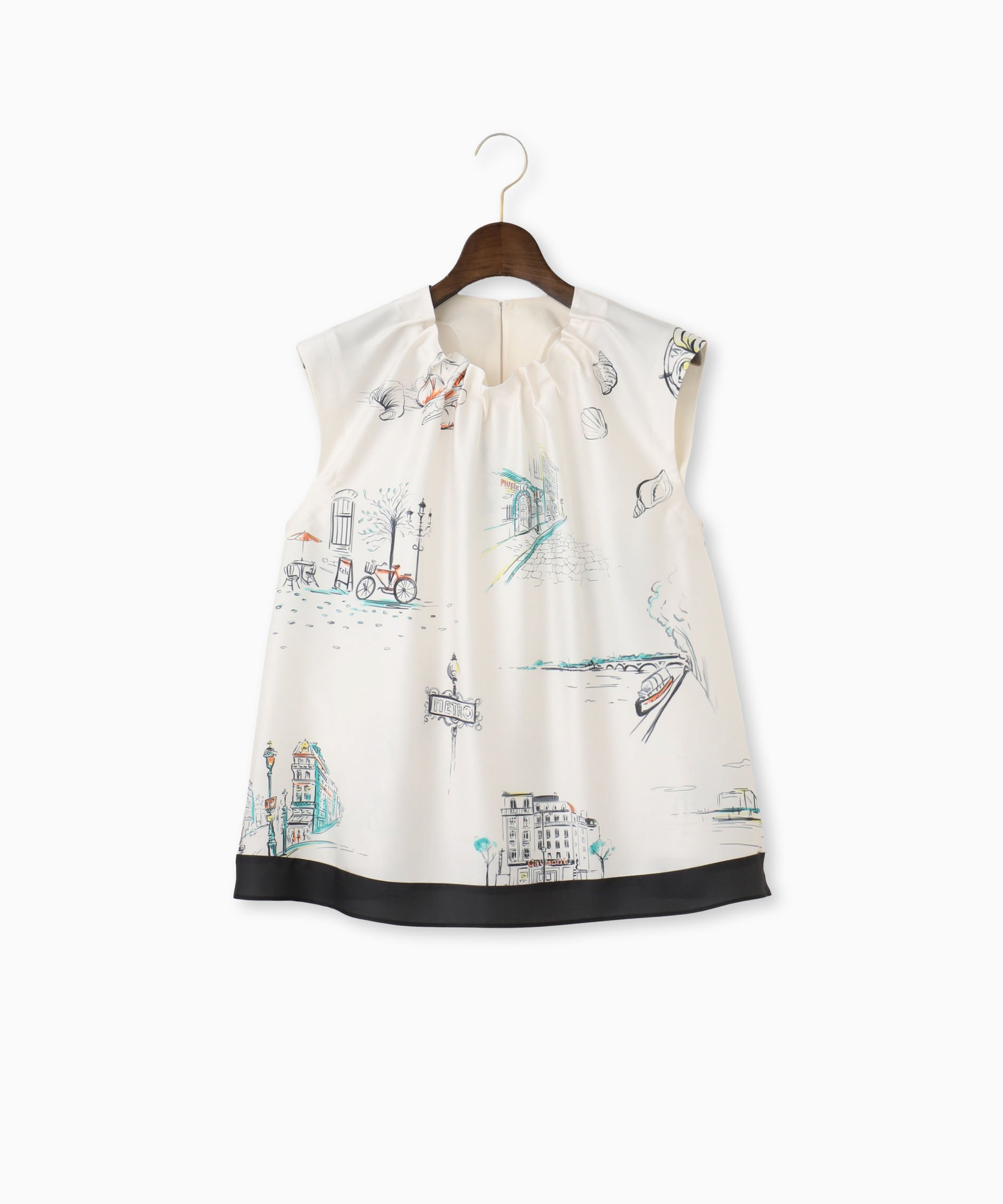 トップス pumamin パネルプリントトップス – FACE SANS FARD