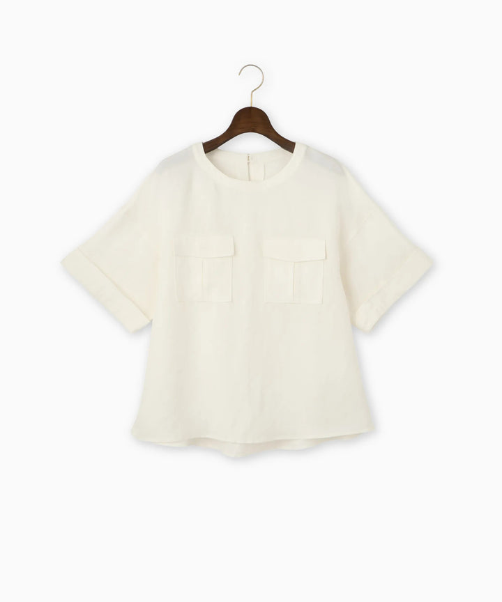サイドポケットブラウスTシャツ