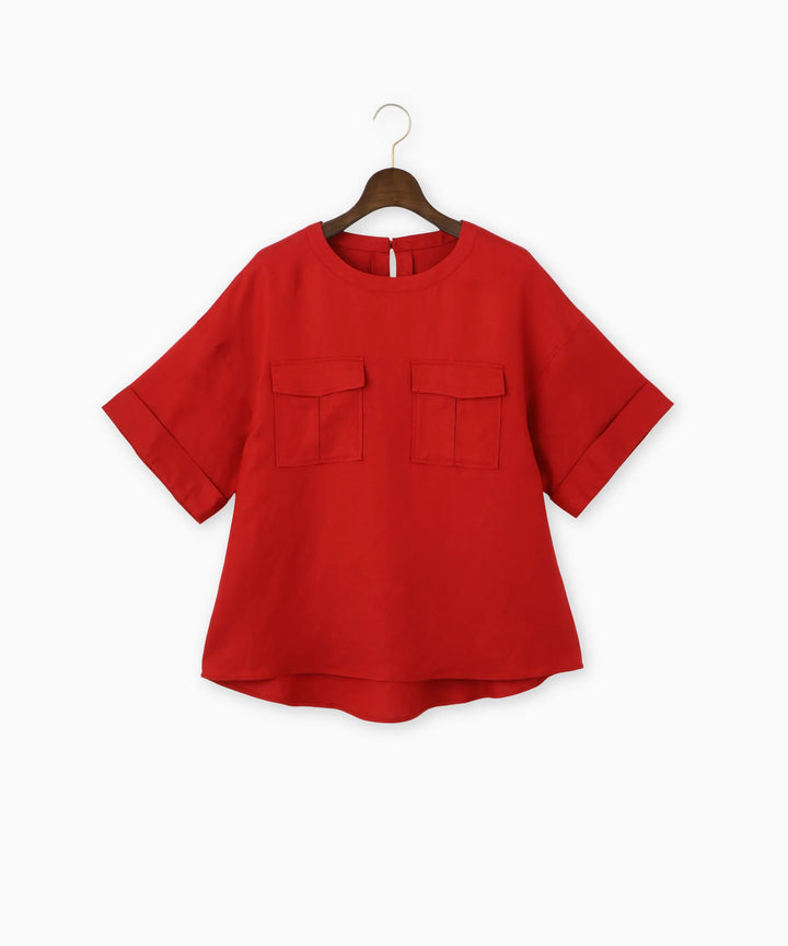 サイドポケットブラウスTシャツ