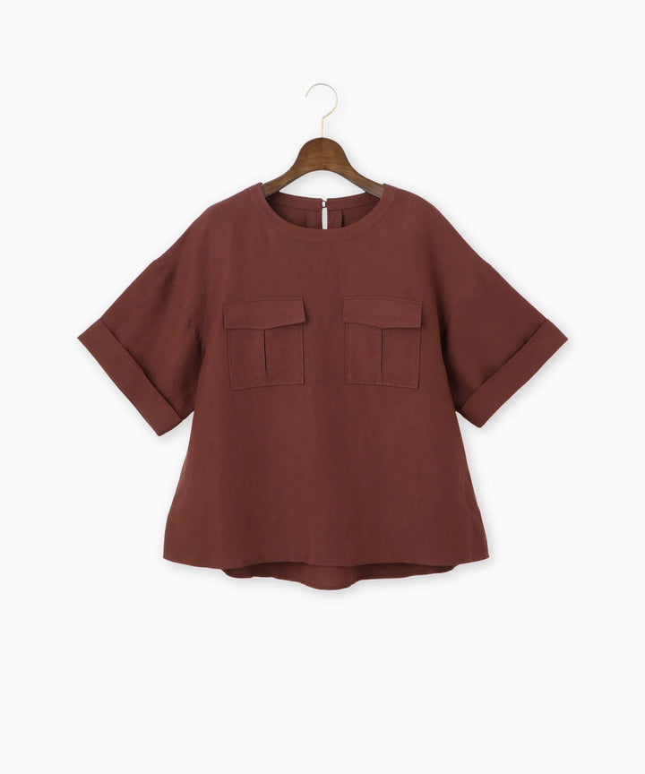 サイドポケットブラウスTシャツ