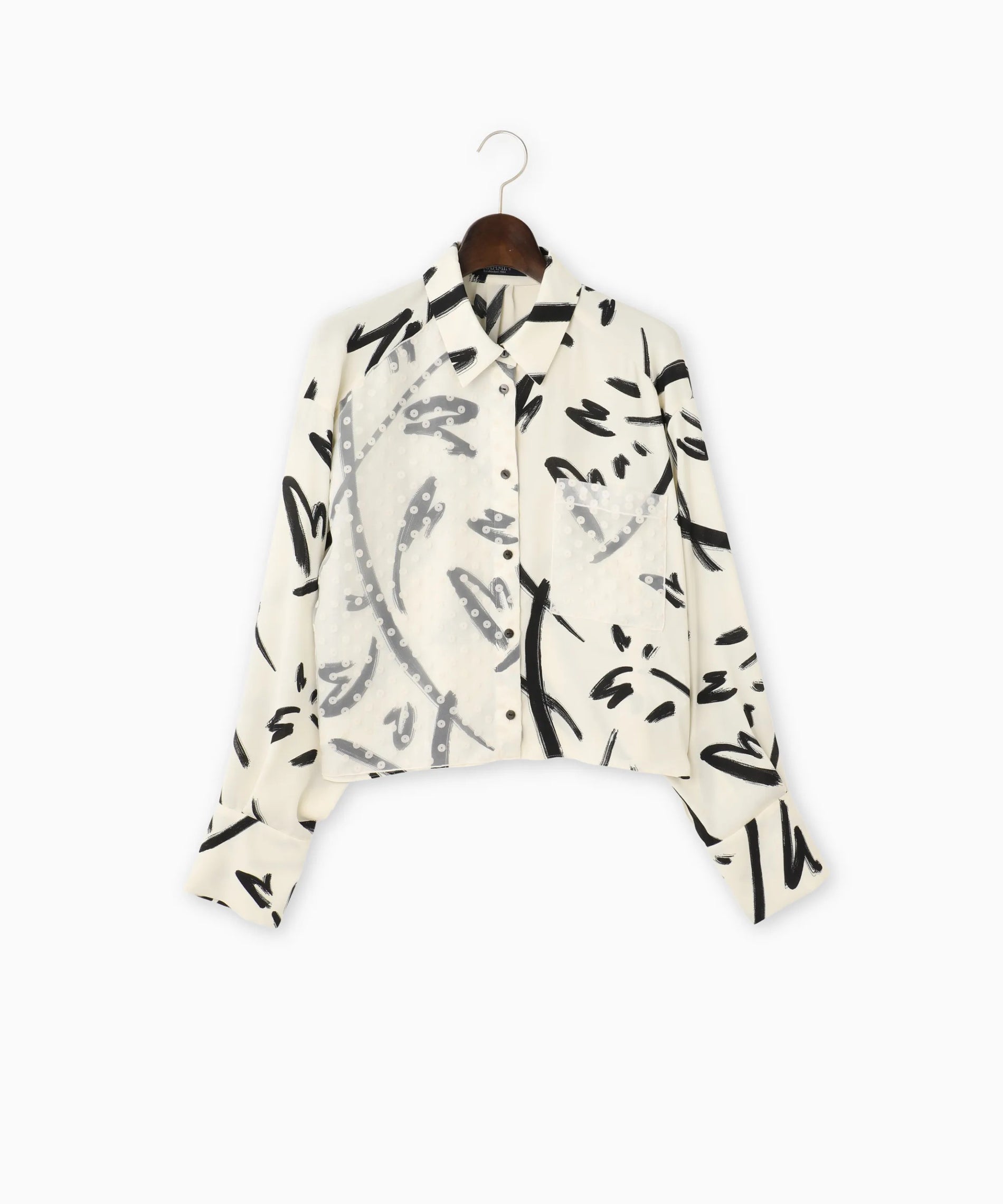 アートプリントブラウス – FACE SANS FARD