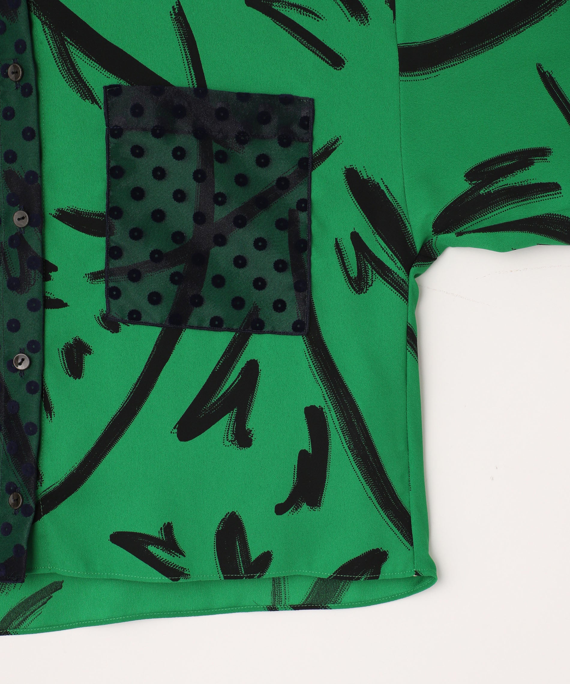 アートプリントブラウス – FACE SANS FARD