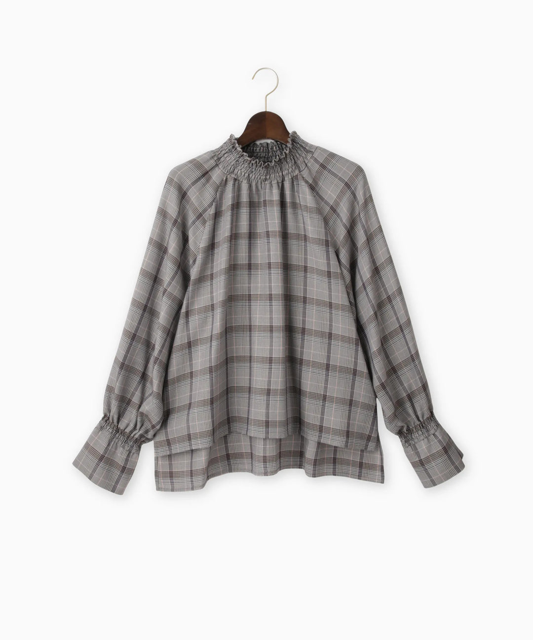 シャーリングブラウス