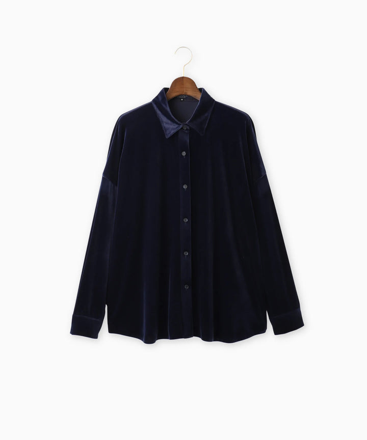 ベロアブラウス