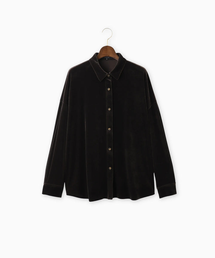 ベロアブラウス