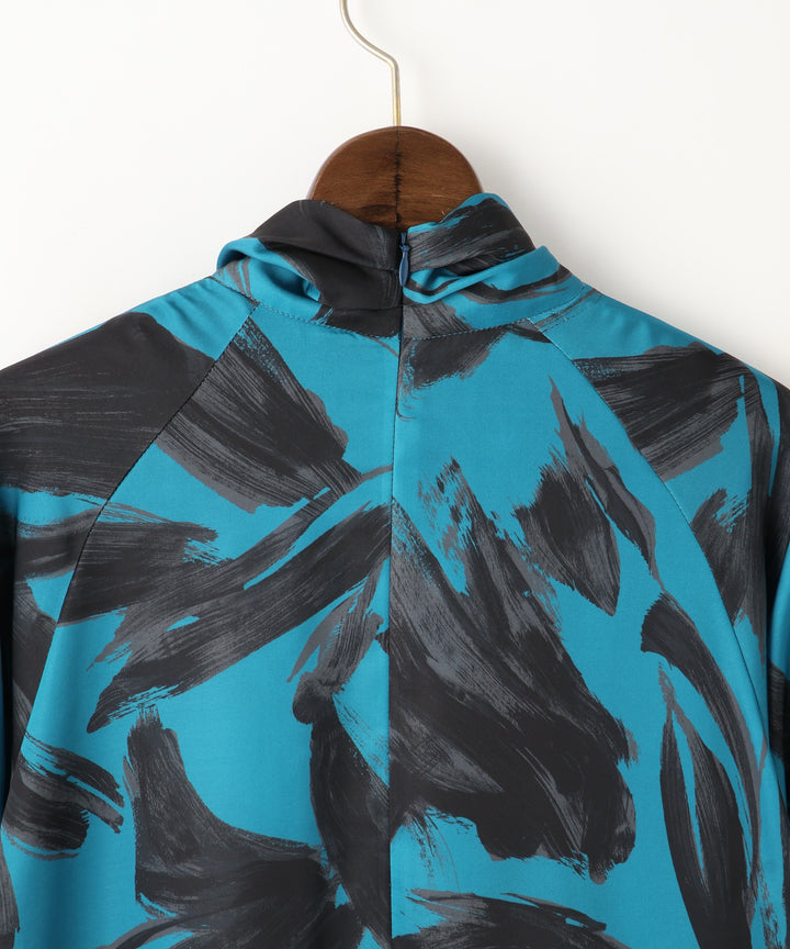 オリジナルプリントボウタイブラウス