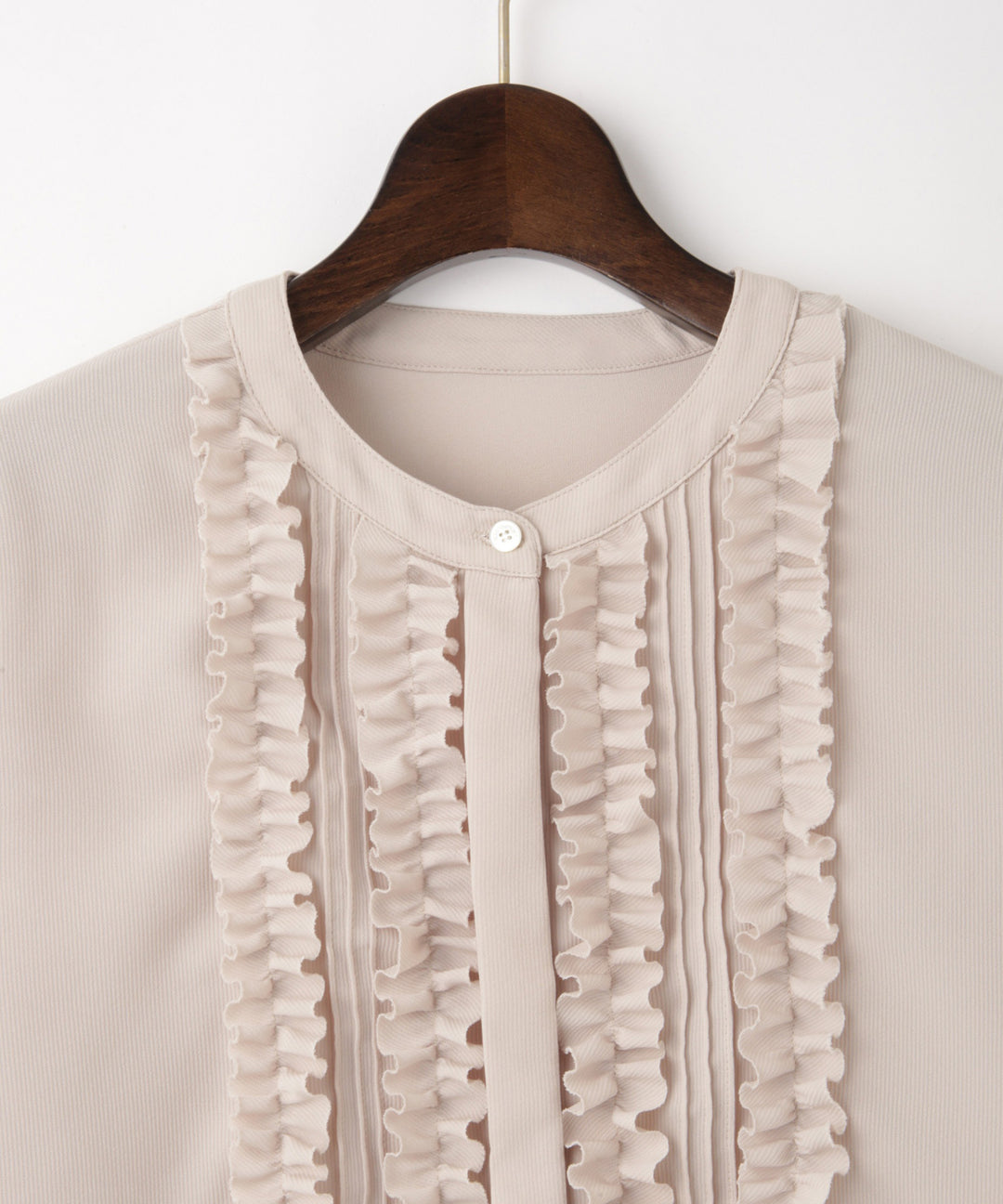 タックフリルスキッパーブラウス