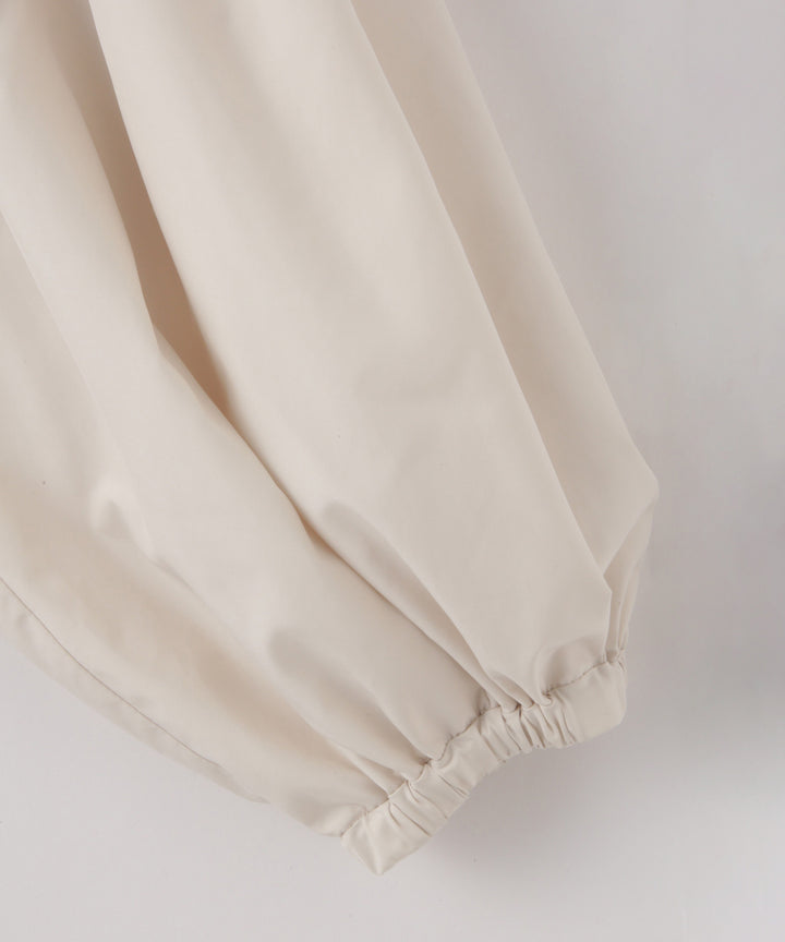 ボリュームスリーブタフタブラウス