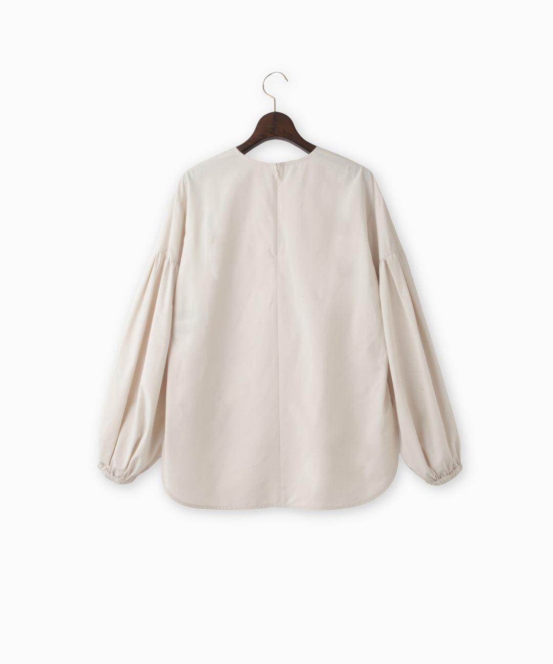 ボリュームスリーブタフタブラウス