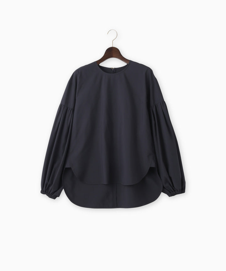 ボリュームスリーブタフタブラウス