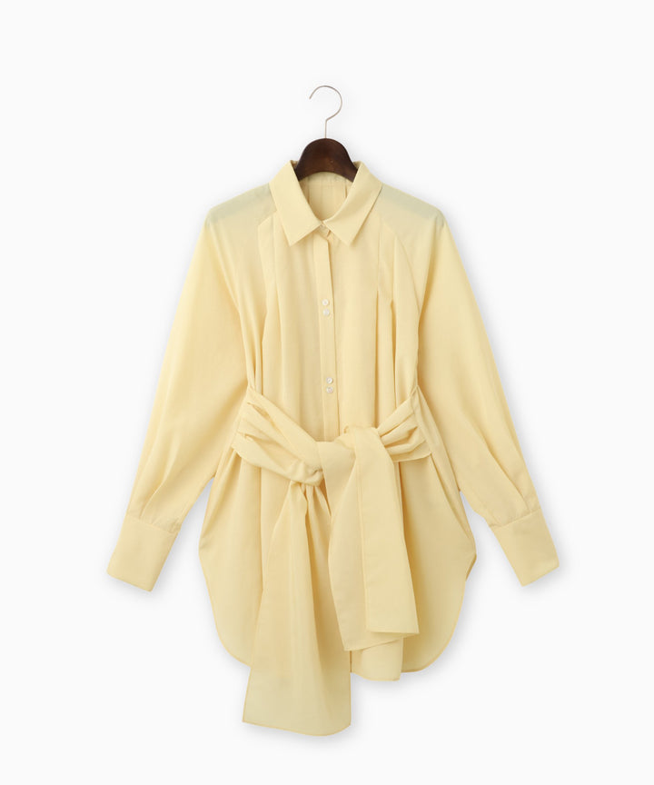 ウエストラップデザインシャツ