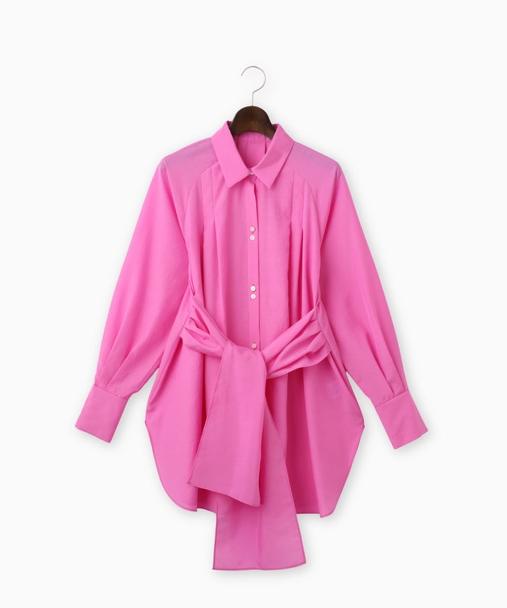 ウエストラップデザインシャツ