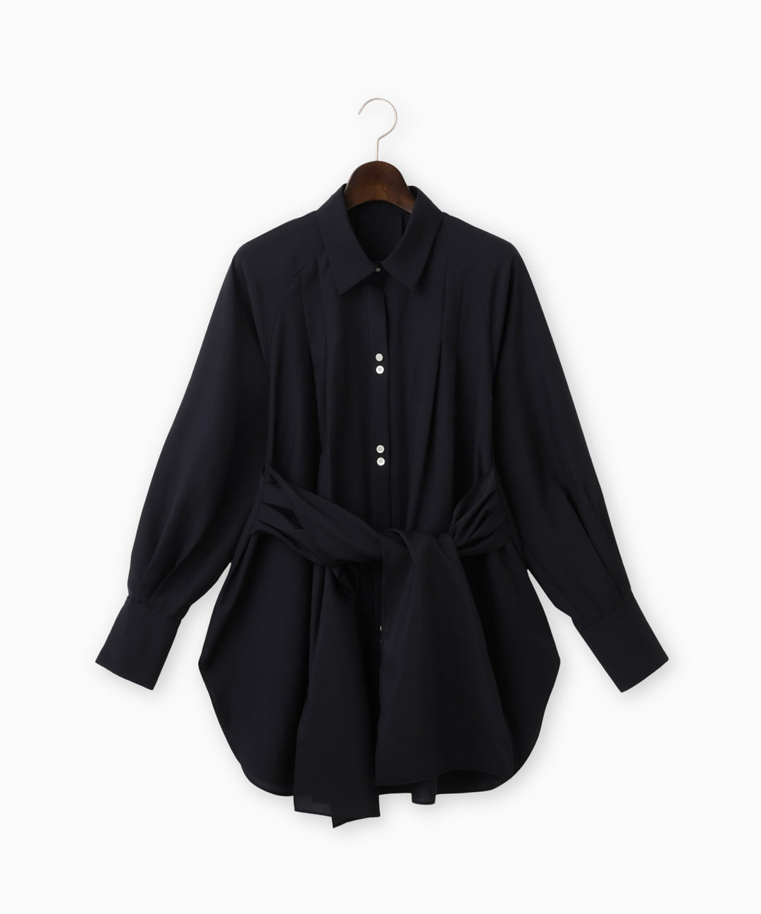 ウエストラップデザインシャツ