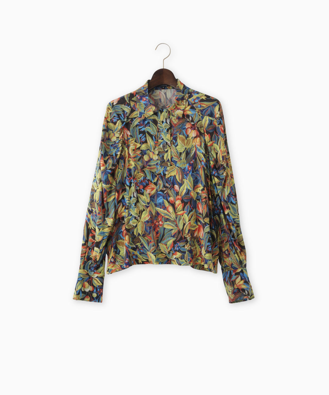 フラワープリントブラウス