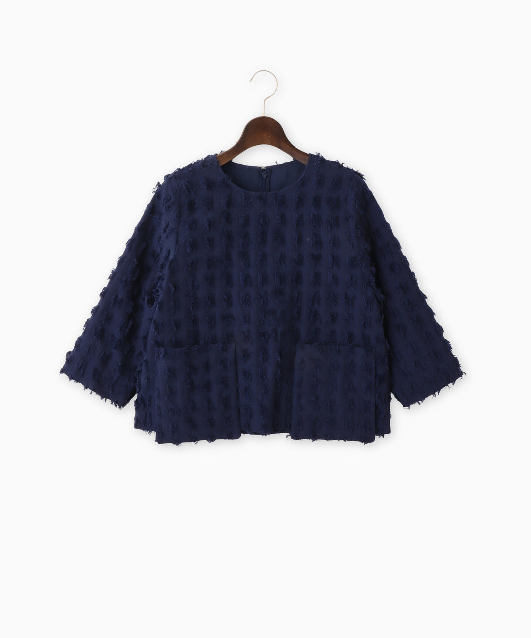 カットジャガードブラウス