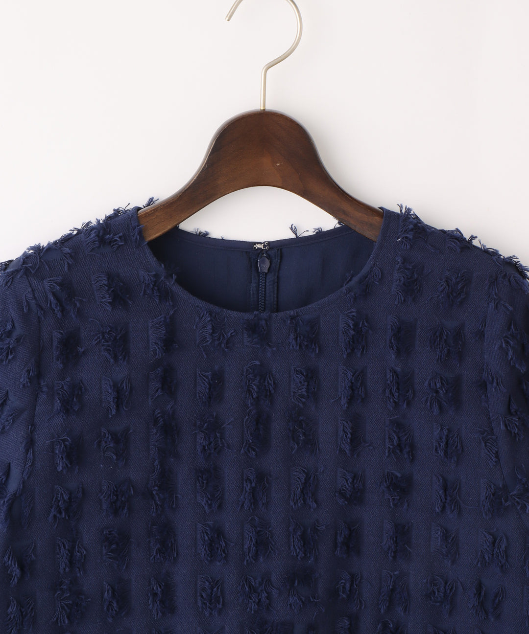 カットジャガードブラウス