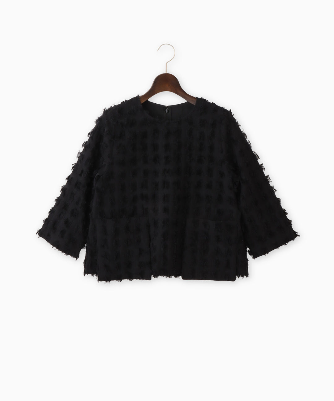 カットジャガードブラウス