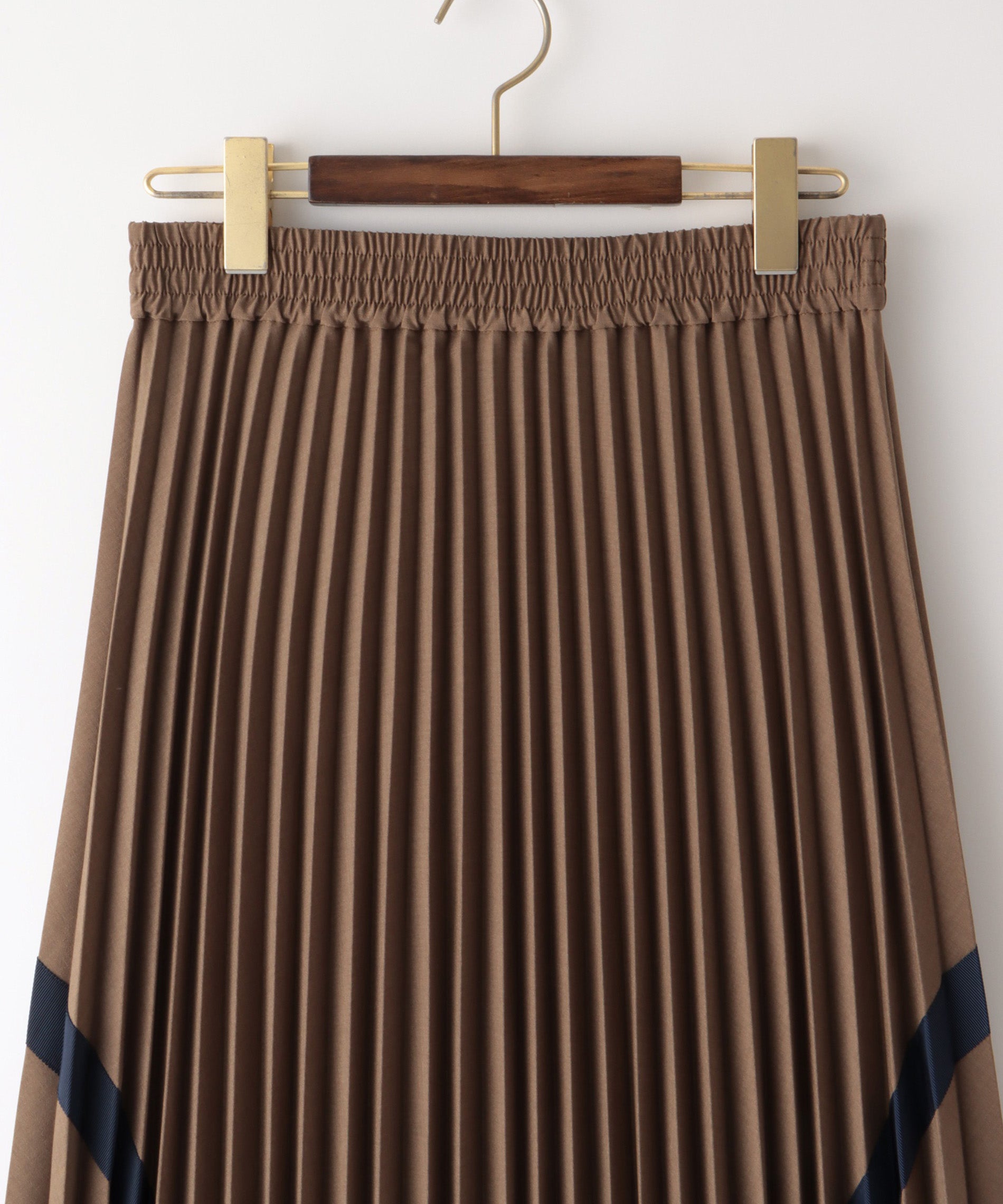 バイカラープリーツスカート – FACE SANS FARD