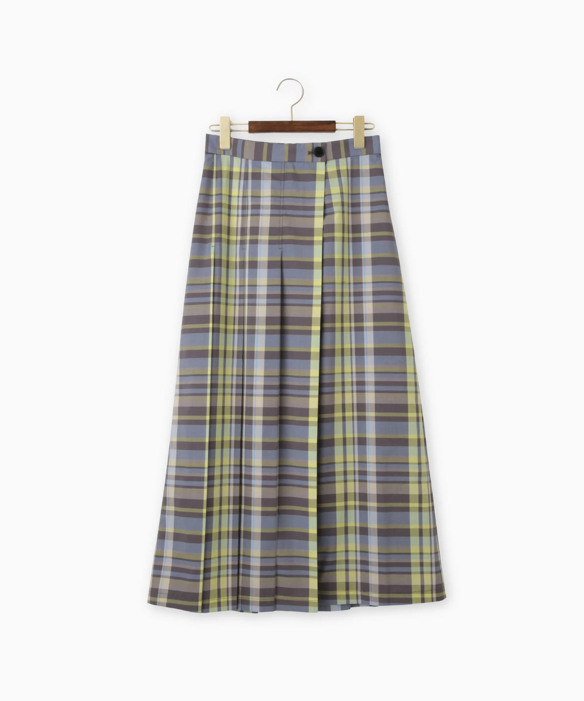 ビッグチェックAラインスカート – FACE SANS FARD