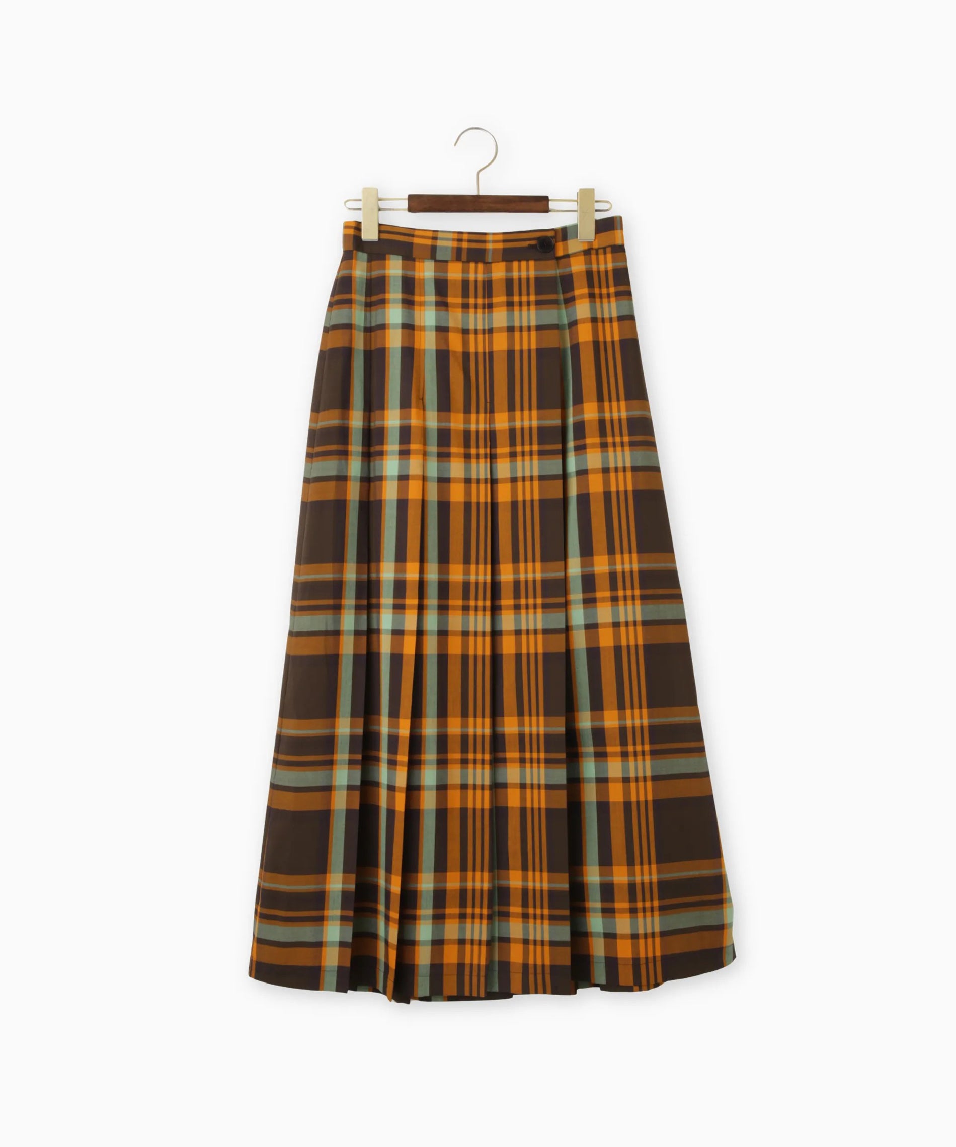 ビッグチェックAラインスカート – FACE SANS FARD